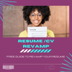 Get your Free Resume/CV Revamp Guide