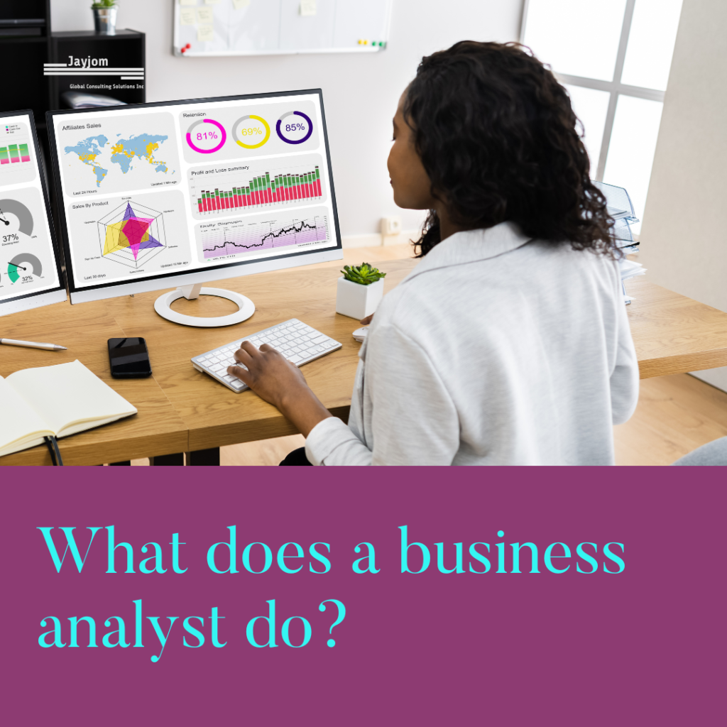 What does a business analyst do?
